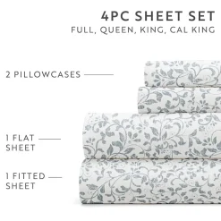 Casual Comfort 4-Pc Ultra Soft Pattern Sheet Set