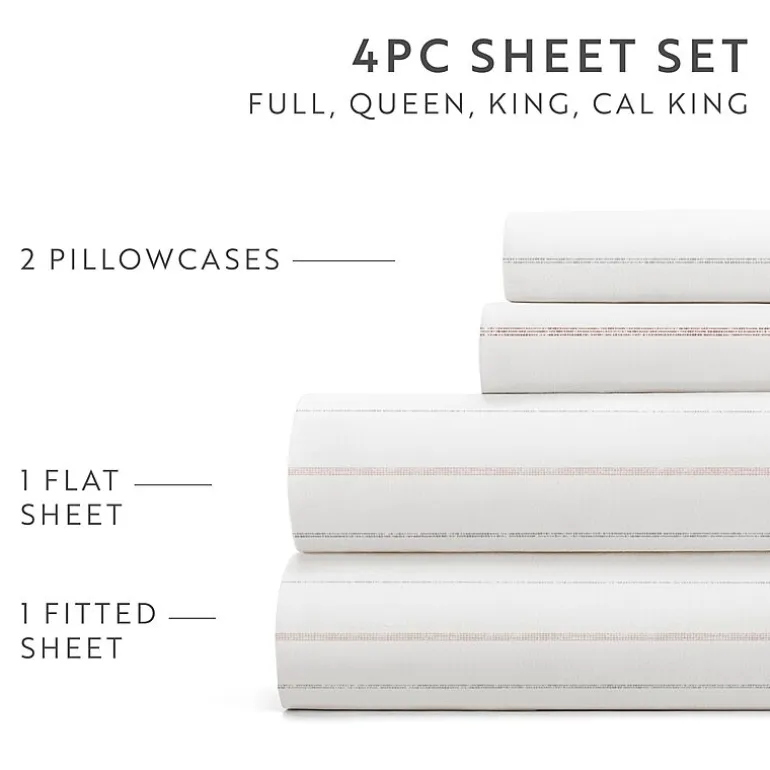 Casual Comfort 4-Pc Ultra Soft Pattern Sheet Set