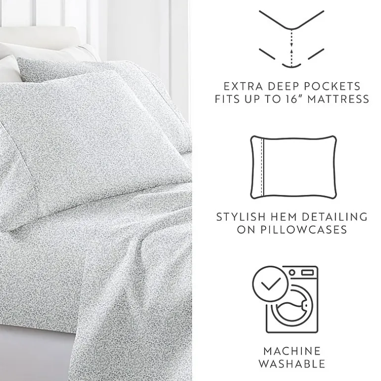 Casual Comfort 4-Pc Ultra Soft Pattern Sheet Set