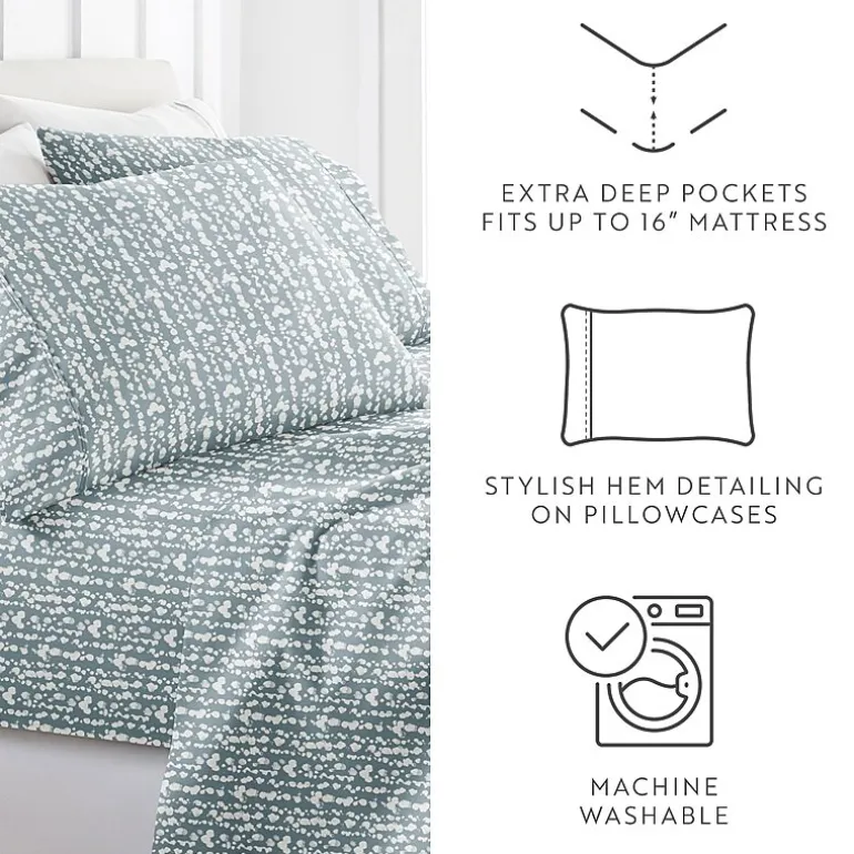 Casual Comfort 4-Pc Ultra Soft Pattern Sheet Set