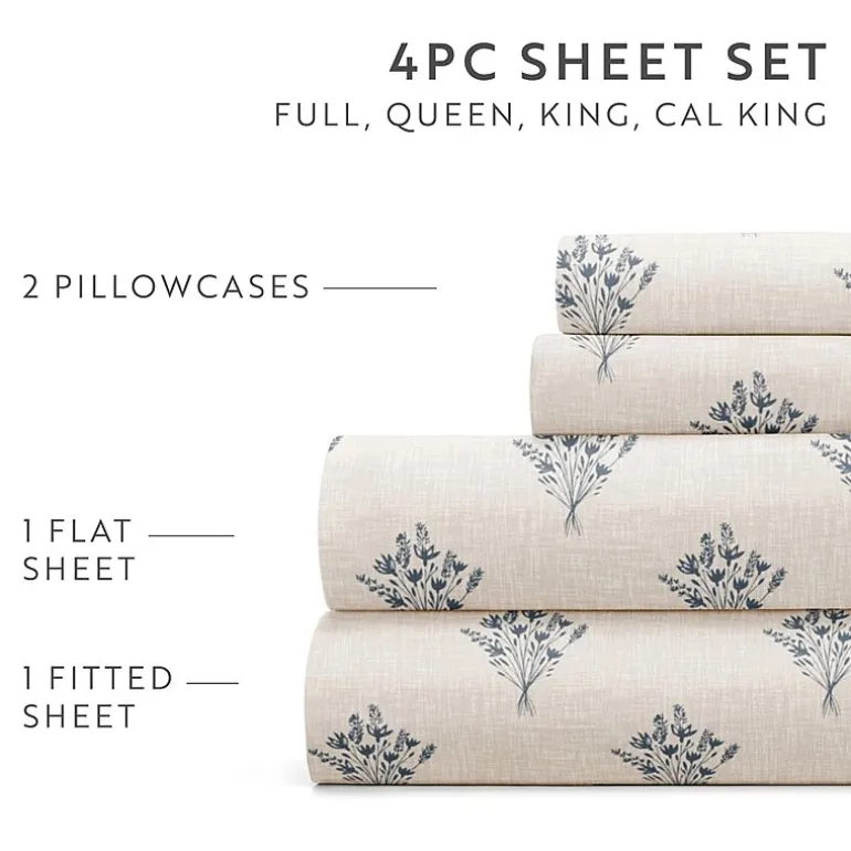 Casual Comfort 4-Pc Ultra Soft Pattern Sheet Set