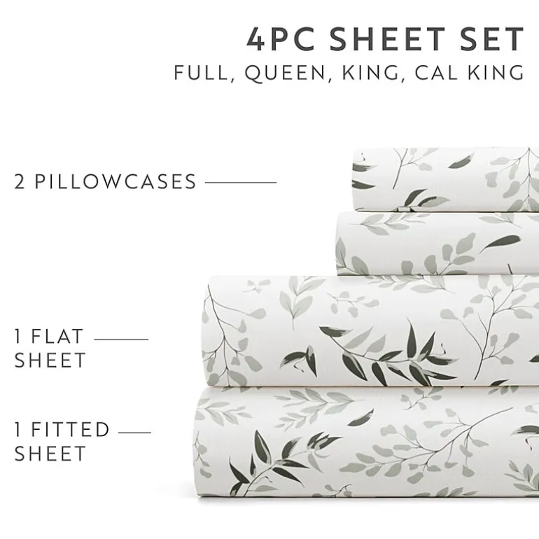 Casual Comfort 4-Pc Ultra Soft Pattern Sheet Set