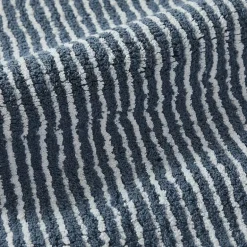 Casual Comfort Pinstripe Cotton Bath Rug