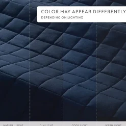 Casual Comfort Premium Ultra Soft Square Pattern Quilted Coverlet Set