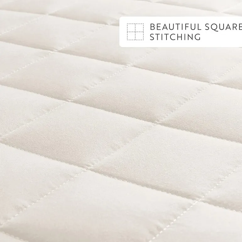 Casual Comfort Premium Ultra Soft Square Pattern Quilted Coverlet Set