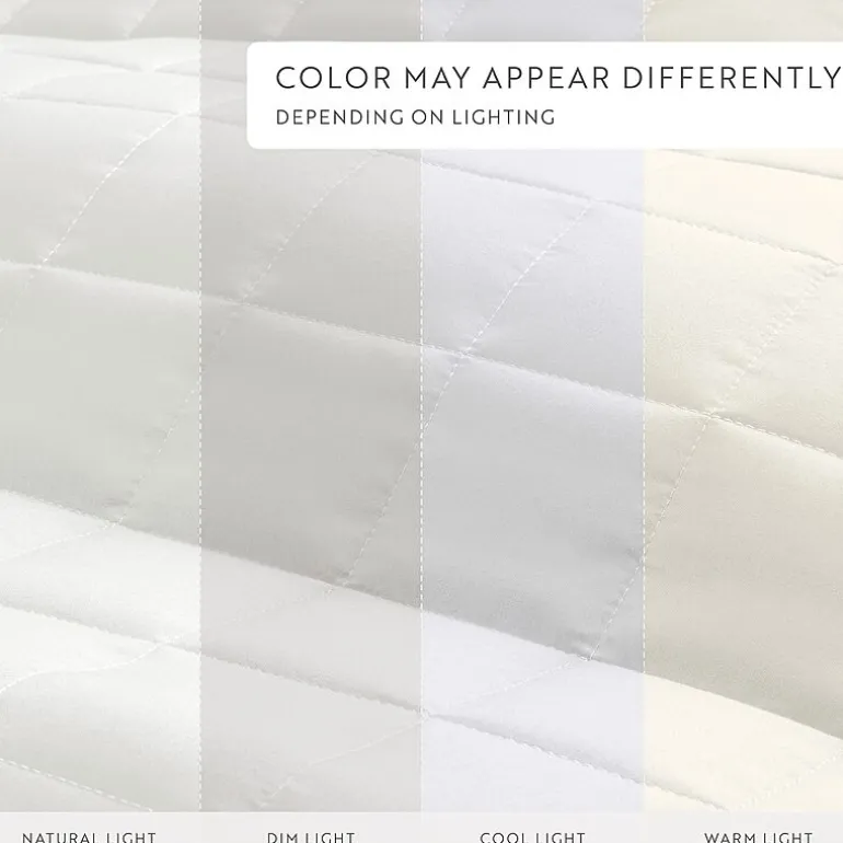 Casual Comfort Premium Ultra Soft Square Pattern Quilted Coverlet Set