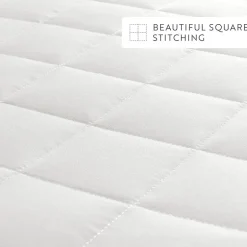 Casual Comfort Premium Ultra Soft Square Pattern Quilted Coverlet Set