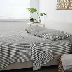 Casual Comfort™ Premium Ultra Soft Ribbon Pattern Microfiber Wrinkle Free Sheet Set