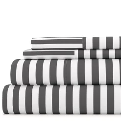 Casual Comfort™ Premium Ultra Soft Ribbon Pattern Microfiber Wrinkle Free Sheet Set
