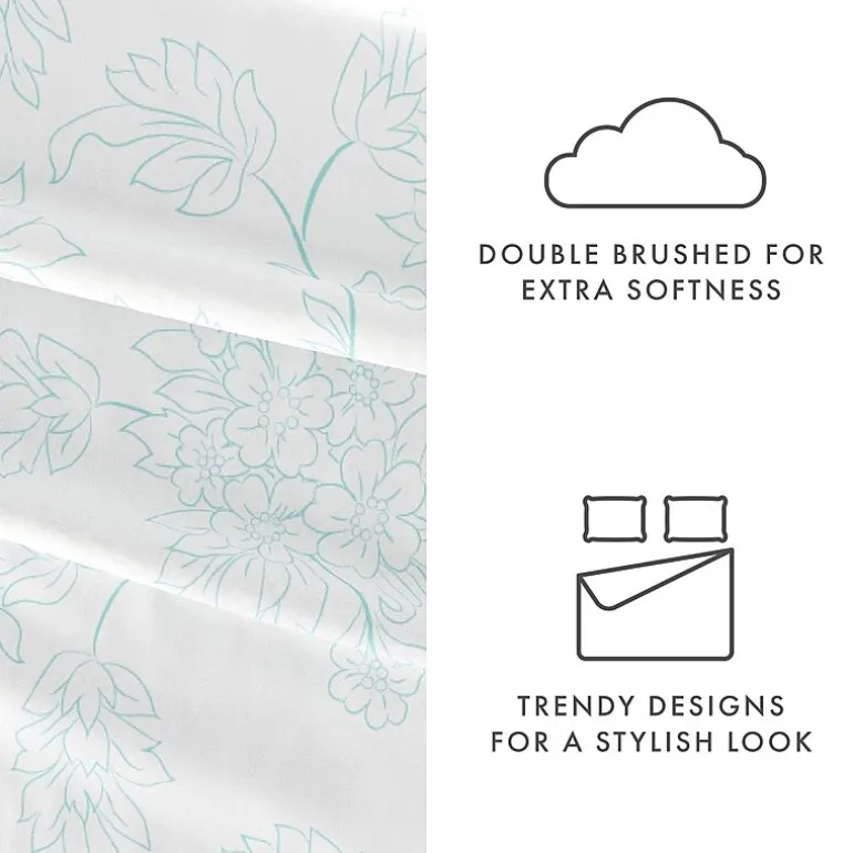 Casual Comfort™ Premium Ultra Soft Vine Pattern Microfiber Wrinkle Free Sheet Set