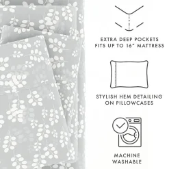 Casual Comfort™ Premium Ultra Soft Wheat Pattern Microfiber Wrinkle Free Sheet Set