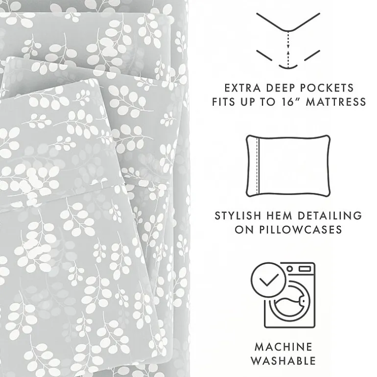 Casual Comfort™ Premium Ultra Soft Wheat Pattern Microfiber Wrinkle Free Sheet Set