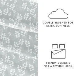 Casual Comfort™ Premium Ultra Soft Wheat Pattern Microfiber Wrinkle Free Sheet Set