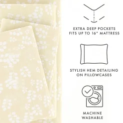 Casual Comfort™ Premium Ultra Soft Wheat Pattern Microfiber Wrinkle Free Sheet Set