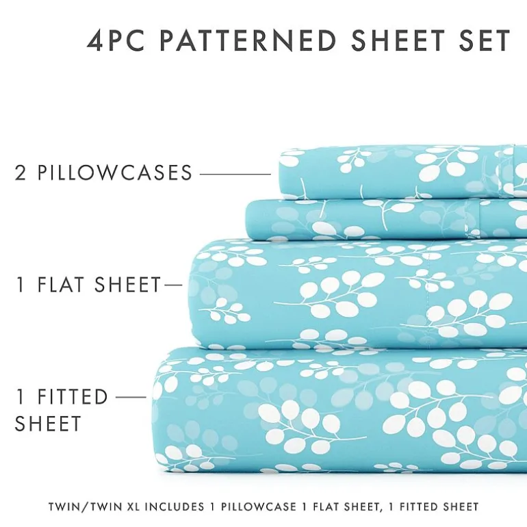 Casual Comfort™ Premium Ultra Soft Wheat Pattern Microfiber Wrinkle Free Sheet Set