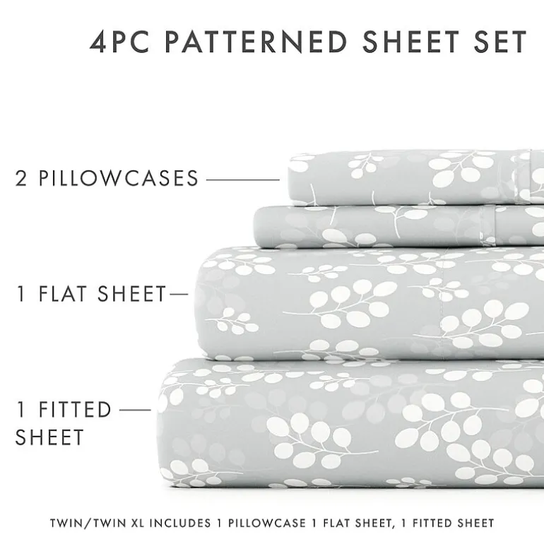 Casual Comfort™ Premium Ultra Soft Wheat Pattern Microfiber Wrinkle Free Sheet Set