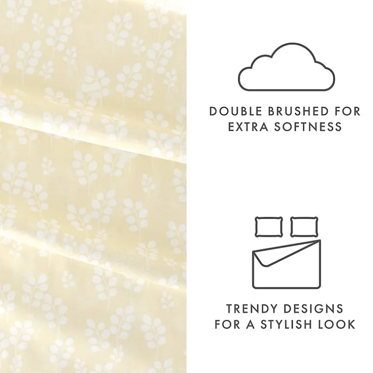 Casual Comfort™ Premium Ultra Soft Wheat Pattern Microfiber Wrinkle Free Sheet Set
