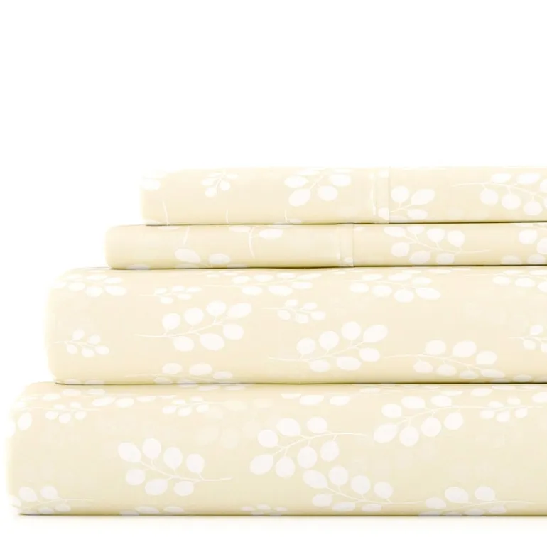 Casual Comfort™ Premium Ultra Soft Wheat Pattern Microfiber Wrinkle Free Sheet Set
