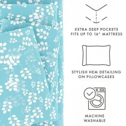 Casual Comfort™ Premium Ultra Soft Wheat Pattern Microfiber Wrinkle Free Sheet Set