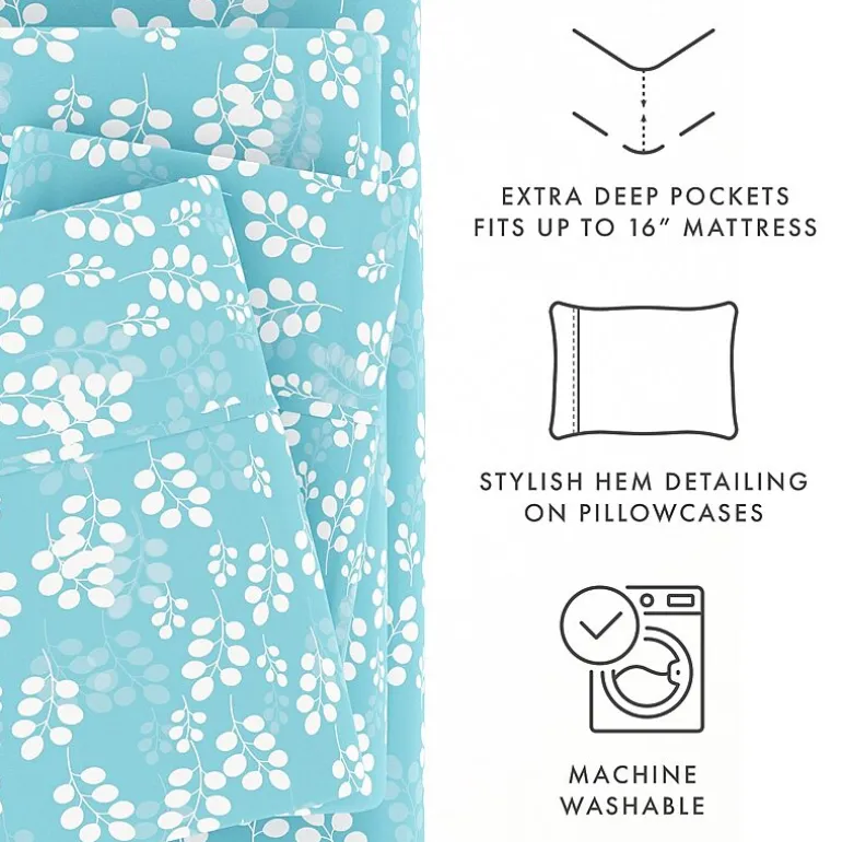 Casual Comfort™ Premium Ultra Soft Wheat Pattern Microfiber Wrinkle Free Sheet Set
