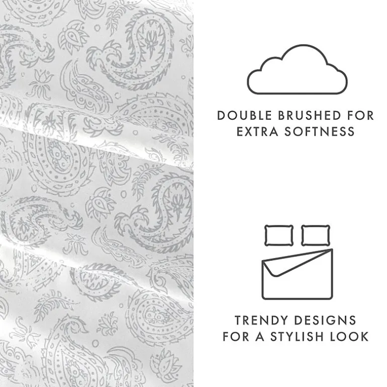 Casual Comfort™ Premium Ultra Soft Coarse Paisley Pattern Sheet Set