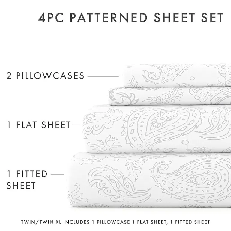 Casual Comfort™ Premium Ultra Soft Coarse Paisley Pattern Sheet Set