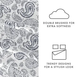 Casual Comfort™ Premium Ultra Soft Coarse Paisley Pattern Sheet Set