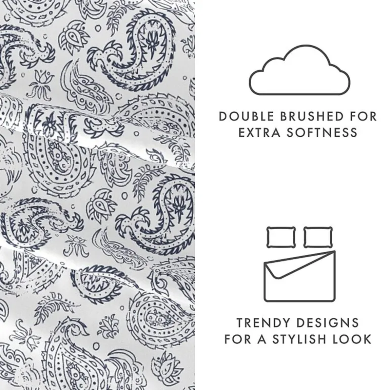 Casual Comfort™ Premium Ultra Soft Coarse Paisley Pattern Sheet Set