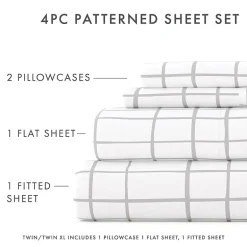 Casual Comfort™ Premium Ultra Soft Microfiber Pattern Sheet Sets