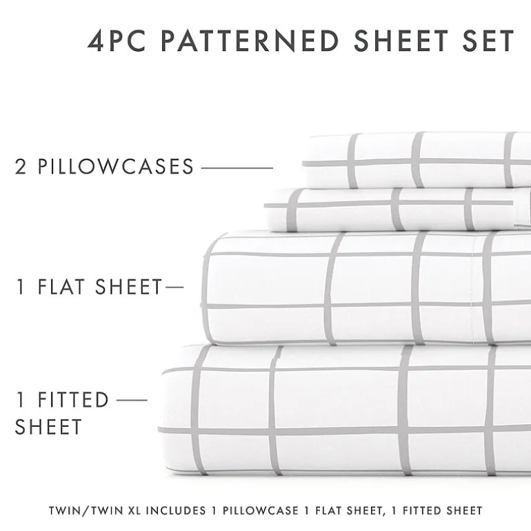 Casual Comfort™ Premium Ultra Soft Microfiber Pattern Sheet Sets