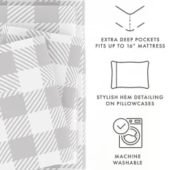 Casual Comfort™ Premium Ultra Soft Microfiber Pattern Sheet Sets