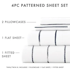 Casual Comfort™ Premium Ultra Soft Microfiber Pattern Sheet Sets