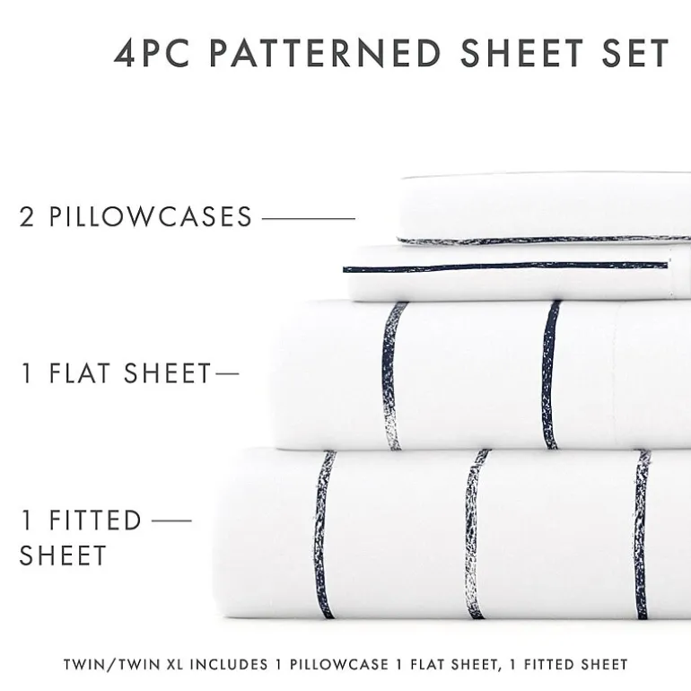 Casual Comfort™ Premium Ultra Soft Microfiber Pattern Sheet Sets