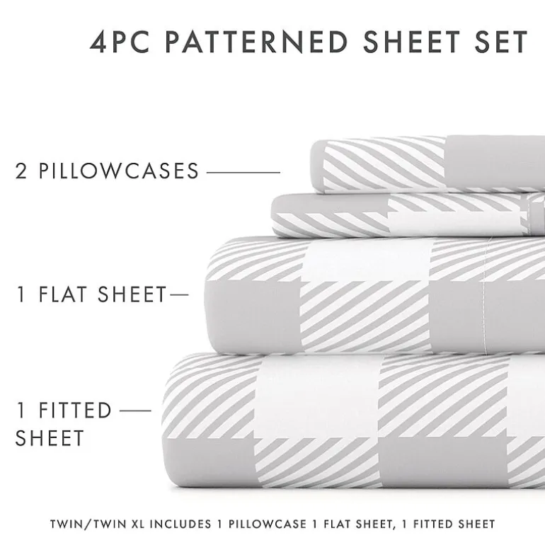 Casual Comfort™ Premium Ultra Soft Microfiber Pattern Sheet Sets