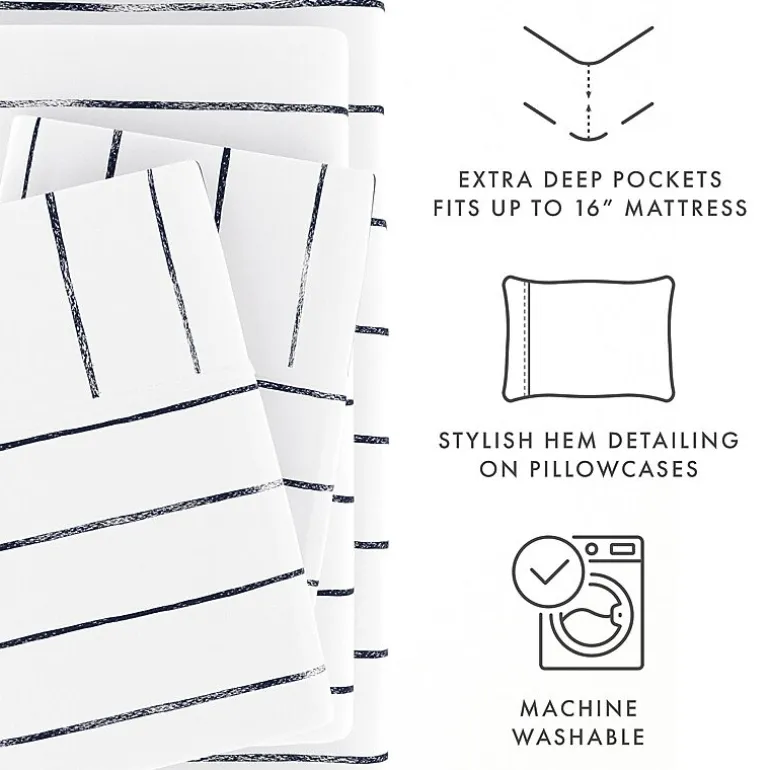Casual Comfort™ Premium Ultra Soft Microfiber Pattern Sheet Sets