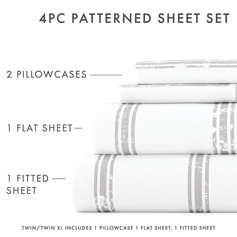 Casual Comfort™ Premium Ultra Soft Microfiber Pattern Sheet Sets