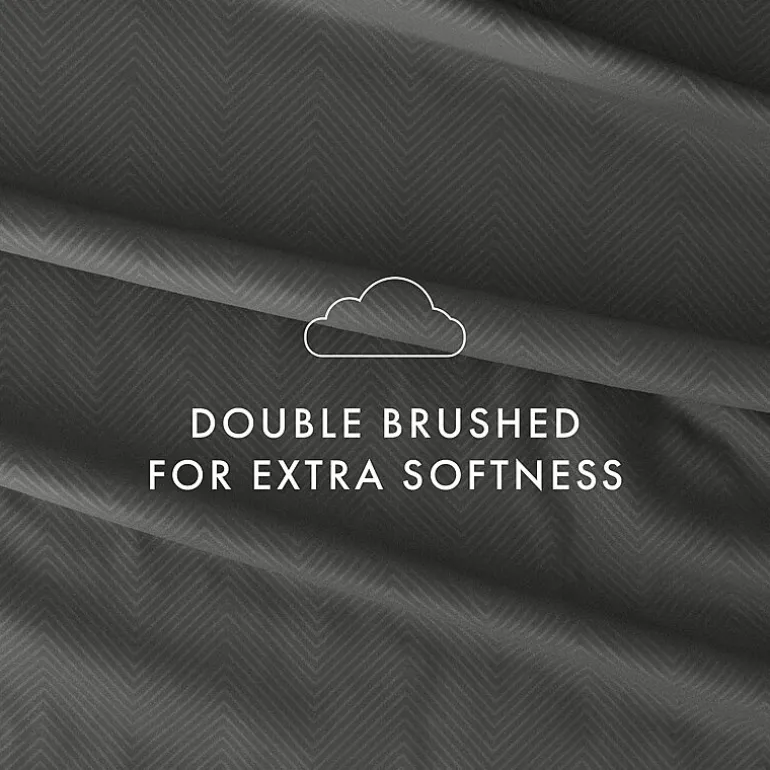Casual Comfort™ Premium Ultra Soft Chevron Microfiber Wrinkle Free Sheet Set