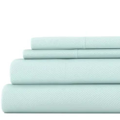 Casual Comfort™ Premium Ultra Soft Chevron Microfiber Wrinkle Free Sheet Set