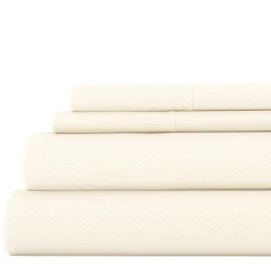 Casual Comfort™ Premium Ultra Soft Chevron Microfiber Wrinkle Free Sheet Set