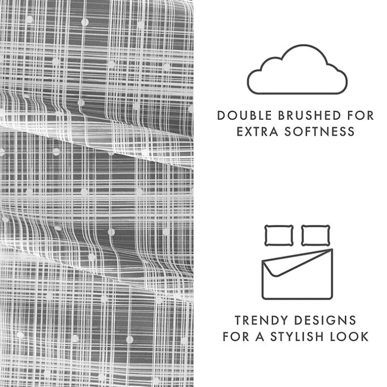 Casual Comfort™ Premium Ultra Soft Polka Dot Pattern Microfiber Wrinkle Free Sheet Set