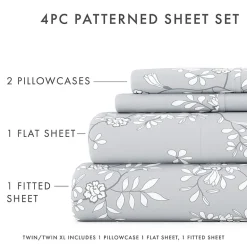 Casual Comfort™ Premium Ultra Soft Microfiber Floral Sheet Sets