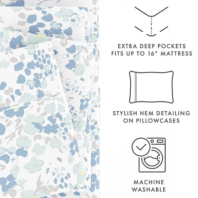 Casual Comfort™ Premium Ultra Soft Microfiber Floral Sheet Sets