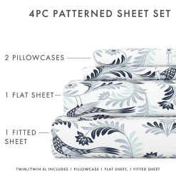 Casual Comfort™ Premium Ultra Soft Microfiber Floral Sheet Sets