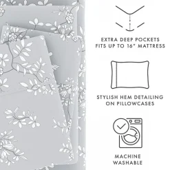 Casual Comfort™ Premium Ultra Soft Microfiber Floral Sheet Sets