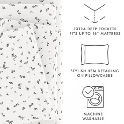 Casual Comfort™ Premium Ultra Soft Microfiber Floral Sheet Sets