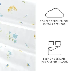Casual Comfort™ Premium Ultra Soft Microfiber Floral Sheet Sets