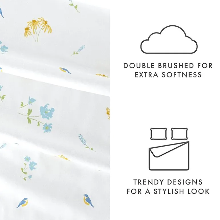 Casual Comfort™ Premium Ultra Soft Microfiber Floral Sheet Sets