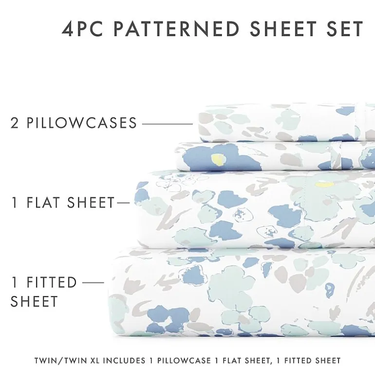 Casual Comfort™ Premium Ultra Soft Microfiber Floral Sheet Sets