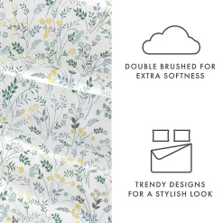 Casual Comfort™ Premium Ultra Soft Microfiber Floral Sheet Sets