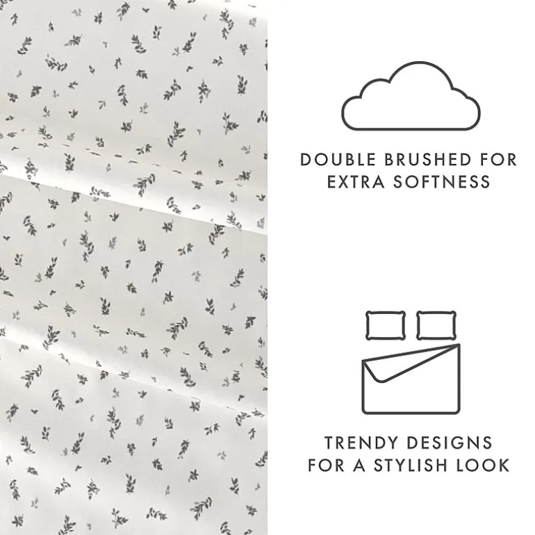 Casual Comfort™ Premium Ultra Soft Microfiber Floral Sheet Sets